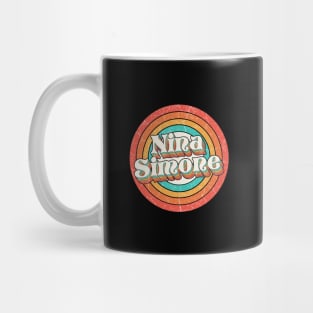 Nina Proud Name - Vintage Grunge Style Mug